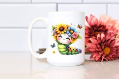 Colorful Cute Baby Caterpillar | Clipart Product Image 2