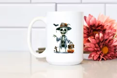 Funny Undead Halloween Clipart PNG Product Image 2