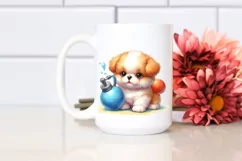 Cute Dog Pumpkin Halloween | Sublimation | Clipart Product Image 2
