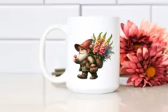 Detailed Gnome Snapdragon Bouquet | Clipart Product Image 2
