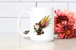 Detailed Gnome Snapdragon Bouquet | Clipart Product Image 2