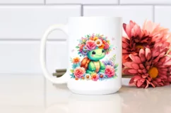 Vibrant Flower Crown Colorful Flowers | Sublimation | Product Image 2