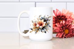 Shiny Golden Azalea Watercolor Splash Product Image 2