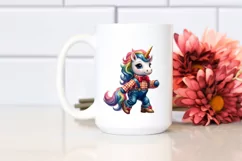 Baby Unicorn Square Dancer, Vibrant PNG Product Image 2
