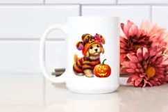 Cute Baby Dog Halloween Sublimation Clipart Product Image 2