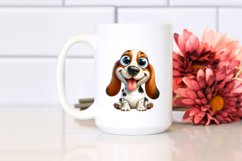 Crazy Looking Basset Hound Clipart Product Image 2