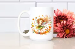 Colorful Autumn Fairy PNG Product Image 2
