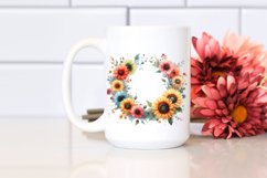 Colorfull Sunflower Frame | Clipart Product Image 2