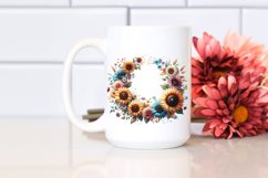 Colorfull Sunflower Frame | Clipart Product Image 2