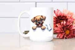 Cute Baby Great Dane Watercolor | Sublimation | Clipart Product Image 2