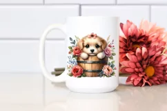 Cute Baby Dog with Big Eyes JPEG Product Image 2