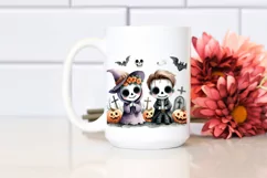 Halloween Image with Cute Undead, Simple PNG Product Image 2