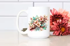 Pastel Stained Cherry Blossom, Transparent PNG Product Image 2