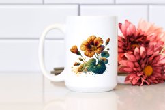 Detailed Stained Nasturtium | Clipart Product Image 2