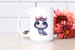Funny Unicorn Expressive Raincoat Product Image 2