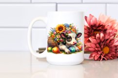 Colorful Baby Unicorn Playing Hide and Seek PNG Product Image 2