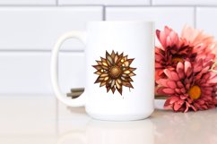 Sunflower Stained Watercolor Clipart Product Image 2
