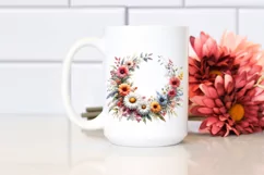 Vibrant Floral Frame with Daisies, Transparent PNG Product Image 2