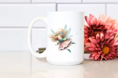 Cute Fairy with Snowflakes, PNG Product Image 2
