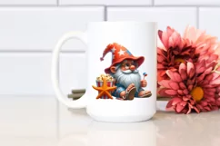 Pastel Gnome Beach Wear | Sublimation Clipart Product Image 2