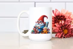 Pastel Gnome Beach Wear | Sublimation Clipart Product Image 2