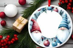 Winter Gnomes Watercolor PNG Product Image 2