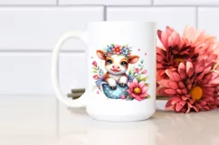 Colorful Cow in Pocket | Clipart Product Image 2