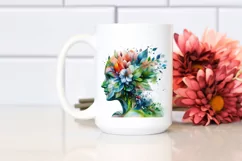 Vibrant Made of Flowers, Abstract PNG Product Image 2