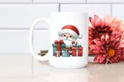 Whimsical Santa with Presents, Transparent PNG Product Image 2