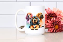 Colorful Bloodhound Clipart Product Image 2