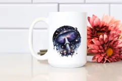 Detailed Glossy Mystical Mushroom PNG Product Image 2