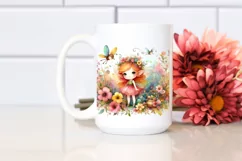 Colorful Whimsical Fairy Clipart Product Image 2