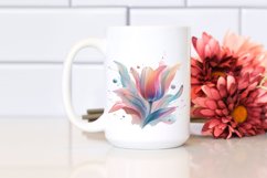 Glossy Tulip Watercolor, Transparent PNG Product Image 2