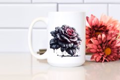 Glossy Shiny Begonia with Marble Splash | Sublimation | Product Image 2