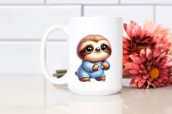 Proud Baby Sloth Watercolor | Sublimation Clipart Product Image 2