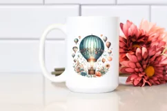 Vintage Hot Air Balloon, High Quality PNG Product Image 2