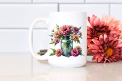 Bottle Zinnia Clipart Product Image 2