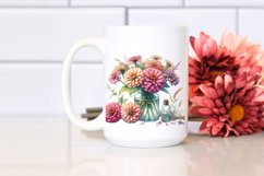 Bottle Zinnia Clipart Product Image 2