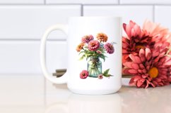 Bottle Zinnia Clipart Product Image 2