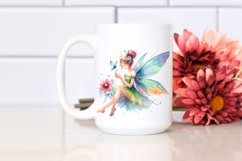 Fairy Watercolor Sublimation Clipart Product Image 2
