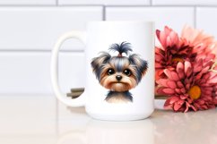 Yorkipoo Funny Haircut | Sublimation Clipart Product Image 2