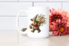 Detailed Gnome Freesia Bouquet | Clipart Product Image 2
