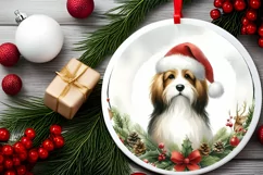 Winter Dog Watercolor PNG Product Image 2