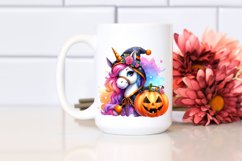 Vibrant Halloween Unicorn Clipart Product Image 2