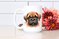 Baby Bullmastiff Caricature | Sublimation Clipart Product Image 2