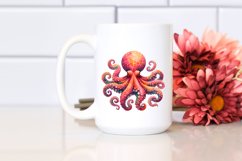 Vibrant Octopus Clipart Product Image 1