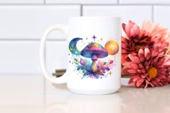 Colorful Magical Mushroom | Clipart Product Image 2