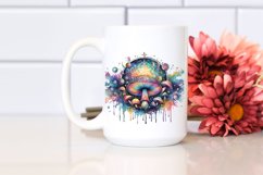 Colorful Magical Mushroom | Clipart Product Image 2