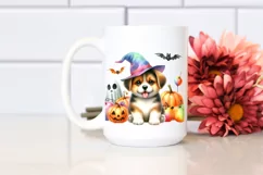 Cute Baby Dog Halloween Clipart Product Image 2