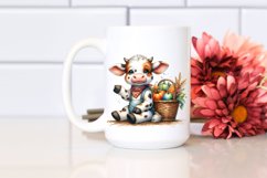 Baby Cow with Autumn Vegetables | Sublimation | Clipart Product Image 2